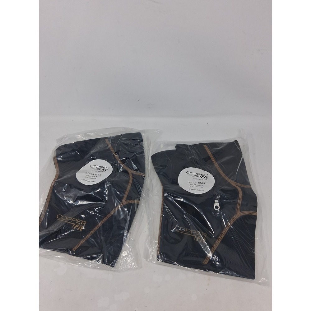 Copper Fit Adjustable Knee Stabilizer Size 2XL Plus Size Lot of 2 New No Box. H